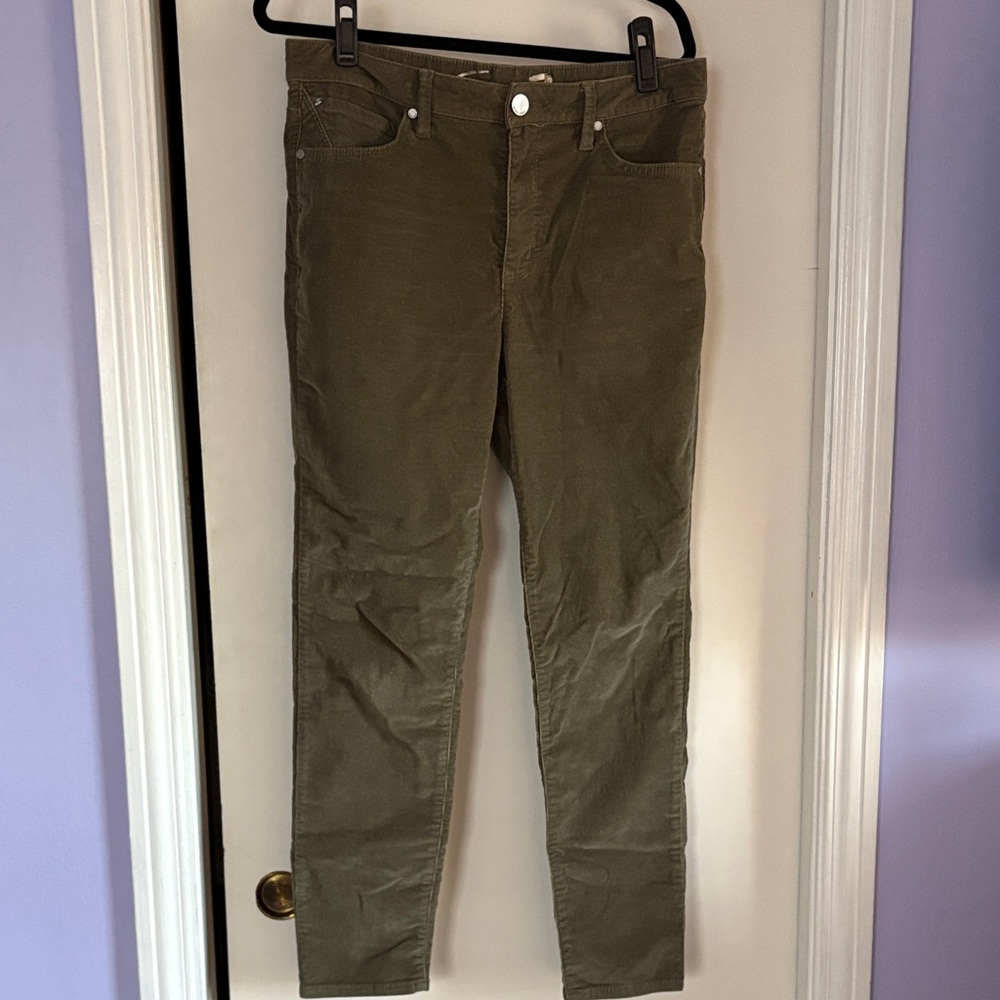 Seven7 Olive Green Corduroy Pants